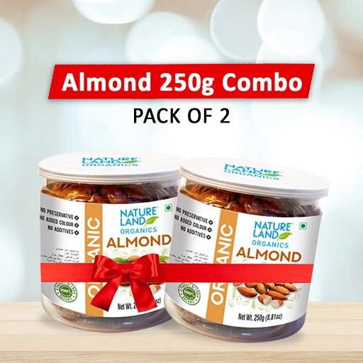 Organic Almonds Combo- Pack of 2